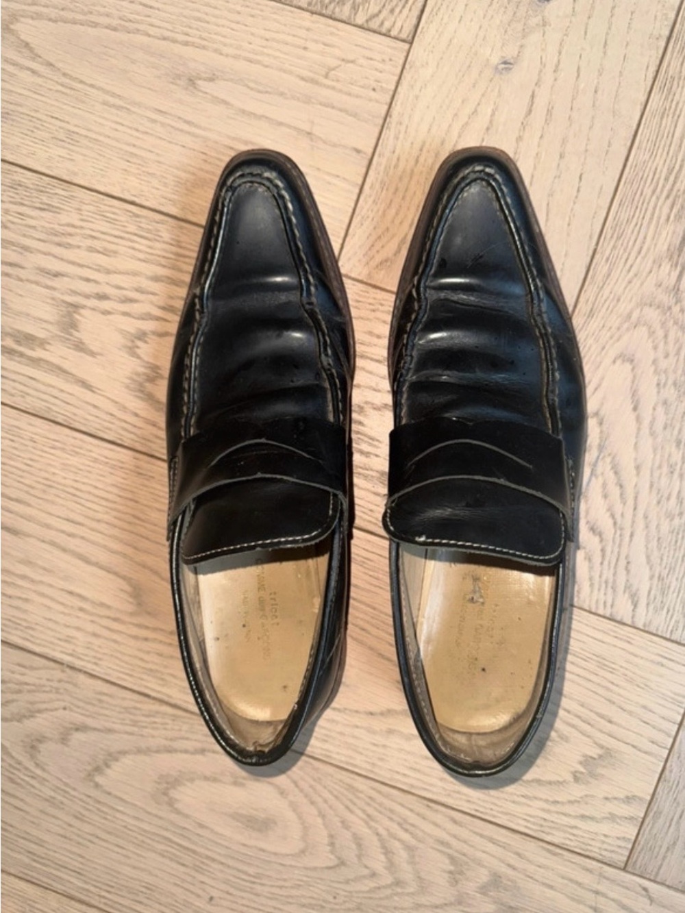 Comme Des Garçons Black Penny Loafers